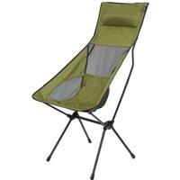 VFM e-Store Folding Outdoor Chair with Carry Bag Green Grey or Blue, Pack Away