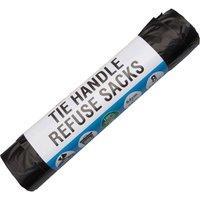 VFM e-Store Refuse 8 Pack 50L Tie Bags/Sacks Strong Secure