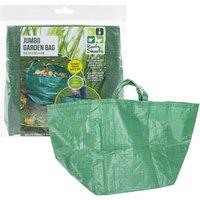 VFM e-Store Jumbo Garden Bags Strong Secure Handles, Refuse Sacks Large Green