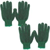 VFM e-Store Garden Gloves Rubber Dot Grip Strech Tools Accessories 2 One Size in Green