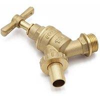 McAlpine Brass Hu Bibtap 1/2" EN1213 WRAS in Gold