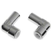 McAlpine Classic Pushfit Radiator Elbow 10 x 15mm PFP-ELB1 - Reducing Push-F in Silver