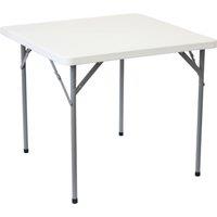 Oypla 88cm Folding Outdoor Trestle Table in White