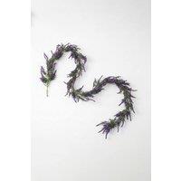 Homescapes Artificial Lavender Garland, 190cm, Purple
