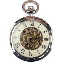 Oliver Tweed Silver Pocket Watch Mechanical Peaky Blinders Hunter Automatic