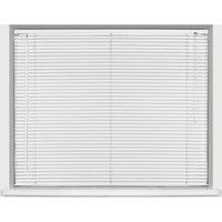 Blinds Outlet PVC Venetian Blind 25mm slats in White | Size: 45 cm width x 150 cm drop