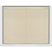 Blinds Outlet PVC Venetian Blind 25mm slats in Cream | Size: 135 cm width x 210 cm drop