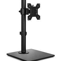 Futura Single Monitor Stand 13 - 32 Inch Freestanding Adjustable Holds 8kg in Black