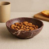 Orsina Marmore Red & White Veined Marble Bowl