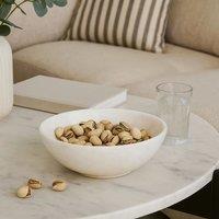 Orsina Marmore Marble Bowl in Cream