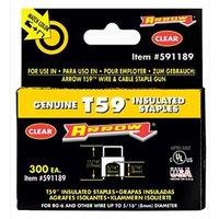 Arrow T59 Insulated Staples in Clear