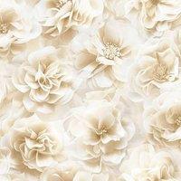 Debona Bloom Floral Wallpaper in Cream