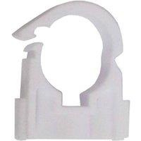 Securplumb Pipe Clips (Pack of 50) in White