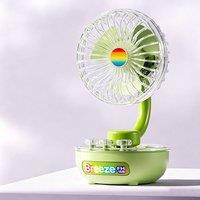 Obasyhig Rechargeable portable desktop fan in Green