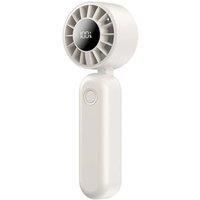 Obasyhig Portable Mini Handheld Folding Cooling Fan in White