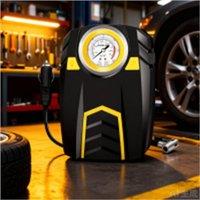 Ventryn 12V Corded Compressor Pump 150PSI, Portable Car Tyre in Black