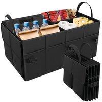 Nordara Car Boot Organiser Folding Large Travel Storage Bag Tool Portable in Black