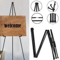 Nordara 66 Inch Portable Easel Stand for Wedding Sign & Poster Display in Black