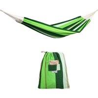 Amazonas Paradiso Family Garden Hammock - Hand-Woven Brazilian Cotton - Handmade in Brazil - 200kg in Green