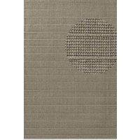 Ted Baker Camden Wool Parker Rug Handwoven Striped Living Room in Grey | Size: 160 cm x 230 cm