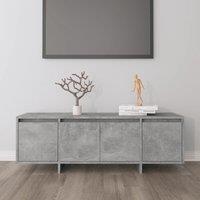Berkfield Home TV Cabinet Concrete Grey 120x30x40.5 cm Engineered Wood