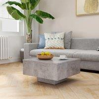 Berkfield Home Coffee Table Concrete Grey 60x60x31.5 cm Engineered Wood