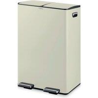 Tower Recycling Pedal Bin, 60L, Black T838023BLK in Beige | Size: A