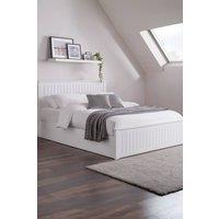 Julian Bowen Maine Ottoman Storage Bed in White | Size: King