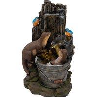 Monstershop Electric Water Feature - Otter Oasis in Grey
