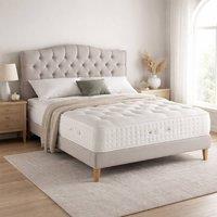 Aspire Regency 3000 Pocket Cashmere Wool Hybrid Mattress Medium Firm in White | Size: Small Single