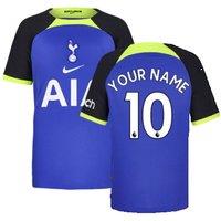 Tottenham Hotspur FC Junior 2022 2023 Away Shirt Your Name in Blue | Size: XS