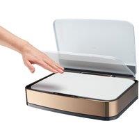 Cooks Professional Replacement Lid for 75L Sensor Bin (LID ONLY) - White / Copper