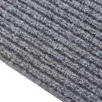 Berkfield Home Dirt Trapper Carpet Runner 100x400 cm Grey | Size: 100 cm diameter