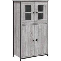 Berkfield Home Highboard Grey Sonoma 62x32x106.5 cm Engineered Wood