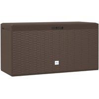 Berkfield Home Garden Storage Box Brown 114x47x60 cm | Size: 114 x 47 x 60 cm