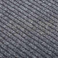 Berkfield Home Modern Dirt Trapper Carpet Runner 100x400 cm Grey | Size: 100 cm diameter