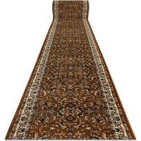 RugsX Heat-Set Royal Runner in Brown | Size: 70 cm x 160 cm