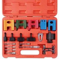 Nordara 19pc Universal Engine Timing Belt Camshaft Locking Tool Set in Orange