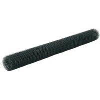 Berkfield Home Chicken Wire Fence Steel with PVC Coating 10x1.5 m Green
