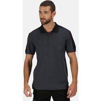 Regatta Men's Contrast Wicking Polo Shirt in Grey | Size: 3XL