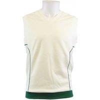 Carta Sport Men's Contrast Trim Pullover Cricket Vest in Green | Size: Large