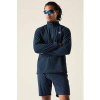 Dare 2b Men's Freethink II Half Zip Insulating Brushed Fleece in Mid Navy | Size: Medium