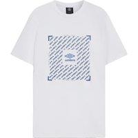 Umbro Men's Ftbl Graphic T-Shirt in White | Size: Medium