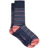 Weird Fish Men's Wyatt Patterned Socks 3 Pack in Dark Navy | Size: 7-11
