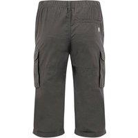 Weird Fish Men's Summersville 3/4 Length Ripstop Cargo Shorts in Dark Grey | Size: 40