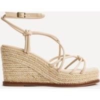 Linzi Women's Gazed Nude Wedge Sandals | Size: 7-Standard Fit