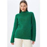 MixRay Women's Knit Half Turtleneck Sweater in Green
