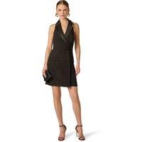 Adrianna by Adrianna Papell Women's Stretch Crepe Tuxedo Dress in Black | Size: 10