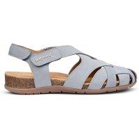 Hotter Women's 'Carpa' Closed-Toe Sandals in Pale Blue | Size: 8