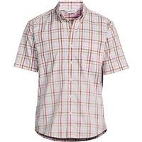Lands' End Men's Short Sleeve Buttondown Ultimate Shirt in Tan | Size: Medium